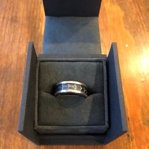 Men’s David Yurman Armory band in sterling silver